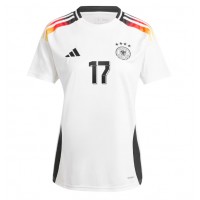 Nemecko Florian Wirtz #17 Domáci Ženy futbalový dres ME 2024 Krátky Rukáv